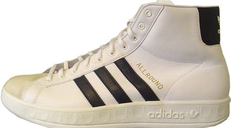 adidas turnschuhe 80er jahre weiss mit weissen streifen|adidas Allround Sneaker .